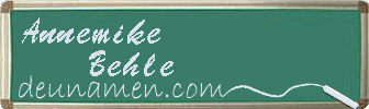 Annemike Behle Visitenkarte